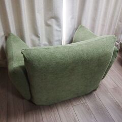 【良品】MUJI 無印良品 リクライニング　フロアソファ　１シーター  EA53の画像