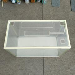 中古水槽のみ　蓋付き　Mサイズ　(水槽)　(中古)
