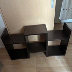 横にも縦にも置ける棚！レイアウトは自由の画像