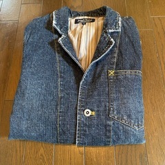 良品junglestormデニムジーンズジャケットカバーオールv...