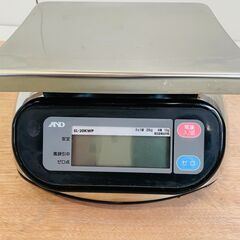防水防塵デジタルはかり SL-20KWP エーアンドデイ デジタルはかり 乾電池式 中古の画像