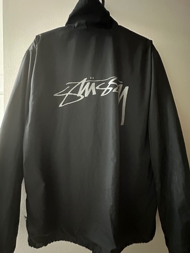 stussy  ブラックナイロンジャケット