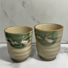 ☆値下げ☆H2505-749 ORIBE 湯呑み 2客 バラ売り不可 未使用の画像