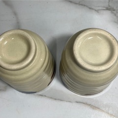 ☆値下げ☆H2505-749 ORIBE 湯呑み 2客 バラ売り不可 未使用の画像