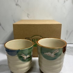 H 2505-749 ORIBE 湯呑み 2客 バラ売り不可 未使用