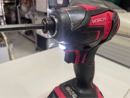 HITACHI HiKoki ハイコーキ コードレス インパクトドライバ WH18DDL 18V 電動工具 DIY ケース付き　稼働確