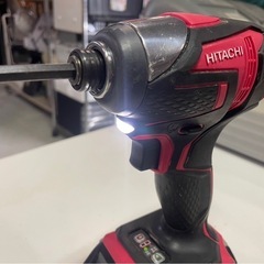 HITACHI HiKoki ハイコーキ コードレス インパクトドライバ WH18DDL 18V 電動工具 DIY ケース付き　稼働確認済 中古品 ③の画像