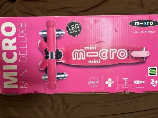 値下げ 未使用品　キックボード MINI MICRO DELUX ミニマイクロデラックス