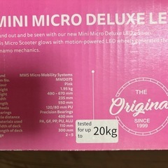 値下げ 未使用品　キックボード MINI MICRO DELUX ミニマイクロデラックスの画像