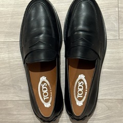 【未使用】TOD’S トッズ ローファー 黒 ブラック ドライビ...