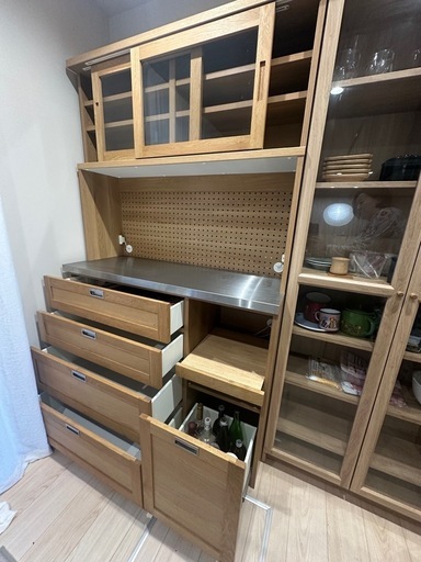 Fino 高級食器棚　オープンボード