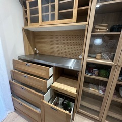 Fino 高級食器棚　オープンボード　　