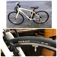 GIANT ESCAP RX クロスバイク700C（約27インチ）エアポンプ　ヘルメット　ダイヤルキー付きの画像