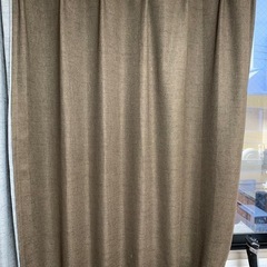 遮光カーテン(ブラウン)、レースカーテンセット