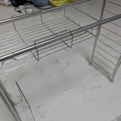 ニトリ キッチンラック 伸縮 ひとり暮らしに最適の画像