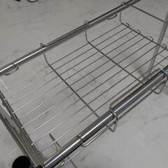 ニトリ キッチンラック 伸縮 ひとり暮らしに最適の画像