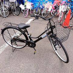 AZZURARE 自転車 26インチ シティサイクル 6段変速