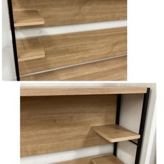 ジモティー限定価格！S371 ⭐ CRAFTKOGA クラフトコガ 壁面テレビボード オーク 幅178cm USED 美品 の画像