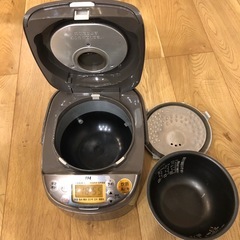 象印 IH炊飯器 3合炊き極め炊き NP-GE05-XJ [ステンレスブラウン]の画像