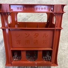 【日本酒用】通箱（酒ケース）店舗什器・農作業・収納などに！