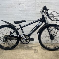 【中古自転車】アサヒ　ドライド S3 　22インチ　子供車　ジュニア車