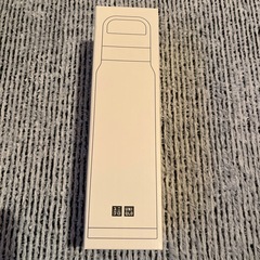 【新品】ユニクロ　ステンレスボトル ホワイト　450ml 炭酸対応の画像