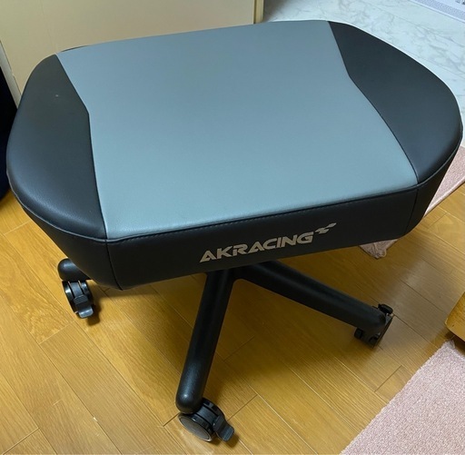 AKRacing ゲーミングチェア オプション フットレスト オットマン グレー色