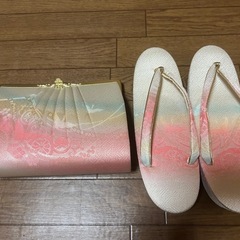 草履バッグセット ピンク系 フォーマル