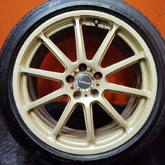 SEIBERLING SL201 215/45R17 夏タイヤ【Prodrive GC-010E 17インチ 7.5J5HPCD100+47】軽量 鍛造 プリウス レガシィ等　(VTP161) の画像
