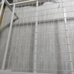 札幌市近郊の方限定！送料無料！ニトリ お姫様ベッド シングルパイプベッドの画像
