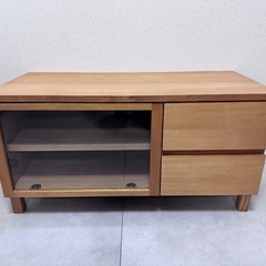 【引取限定】無印良品/テレビボード/テレビ台/タモ材/廃盤希少/...