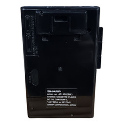●(中古)希少 SHARP カセットプレーヤー JC‐102の画像