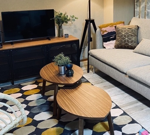 ネストテーブル2点セット