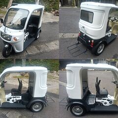 【中古】普通免許で乗れる３輪バイク３人乗りAPtrikes125
