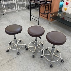 【kj163】美品 マルチスツール キャスター付き 丸椅子 施術...