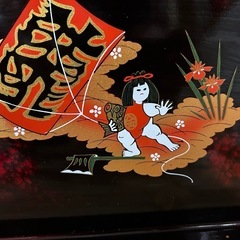 和風お盆の画像