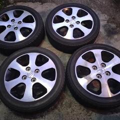 14インチ165/55R14アルミホイールタイヤセットスズキ純正