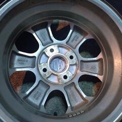 14インチ165/55R14アルミホイールタイヤセットスズキ純正の画像