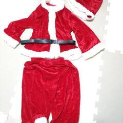 サンタクロースコスチューム 90　薄手　サンタクロース　クリスマ...