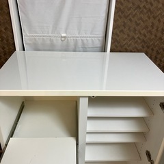 定価約¥25,000-ニトリ 食器棚 キッチンボード キュリー2 幅88cmの画像
