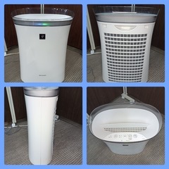 F1924【SHARP】2020年製　空気清浄機　FU-L50-W　の画像