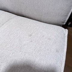 ソファベッド 布団 グレー 座椅子の画像