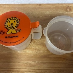 蓋つき容器　大阪ガス　2つの画像
