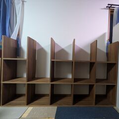 無印良品 スタッキングシェルフ ウォールナット