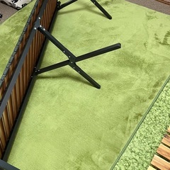 大型　新品　折り畳み アルミテーブル 軽量 コンパクト組立簡単の画像