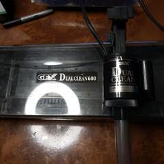 水槽用品　GEXデュアルクリーン600 他フィルターとマットの画像