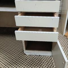 作業台、木製メラミン合板張まだ使えます。の画像