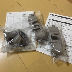 YAMAGEN　天井突っ張り式 ハンガーラック 2段の画像