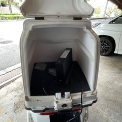 お値引きしました/電動バイク/BLAZE EVデリバリー/ホワイト/2,159 km／引き取り限定の画像