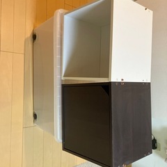 カラーボックス　ローラー付き収納ボックス　